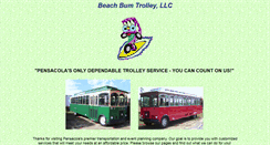 Desktop Screenshot of beachbumtrolley.com